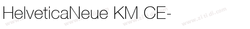 HelveticaNeue KM CE字体转换